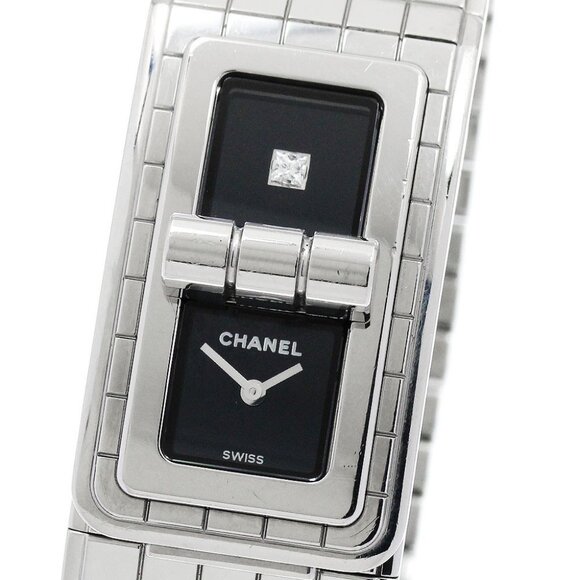 CHANEL Code Coco H5144 1P diamond black Dial Quartz Ladies Watch_894930 - Picture 1 of 6